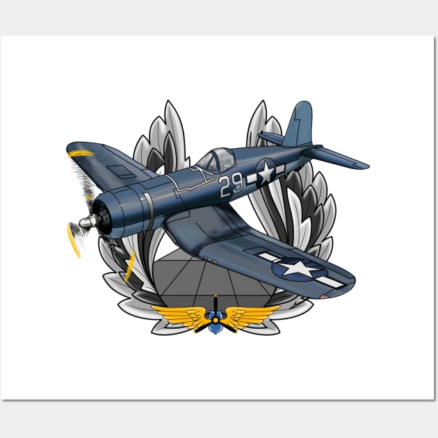 F4U Corsair Wall Art by sibosssr